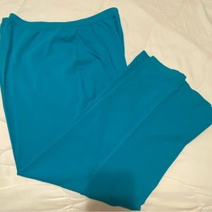 Women’s pants  size 1x petite. Woman within. Teal color